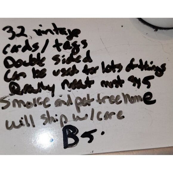 Vintage Double-Sided Christmas Card & Tag Collection - 32 Piece Set - Picture 6 of 6